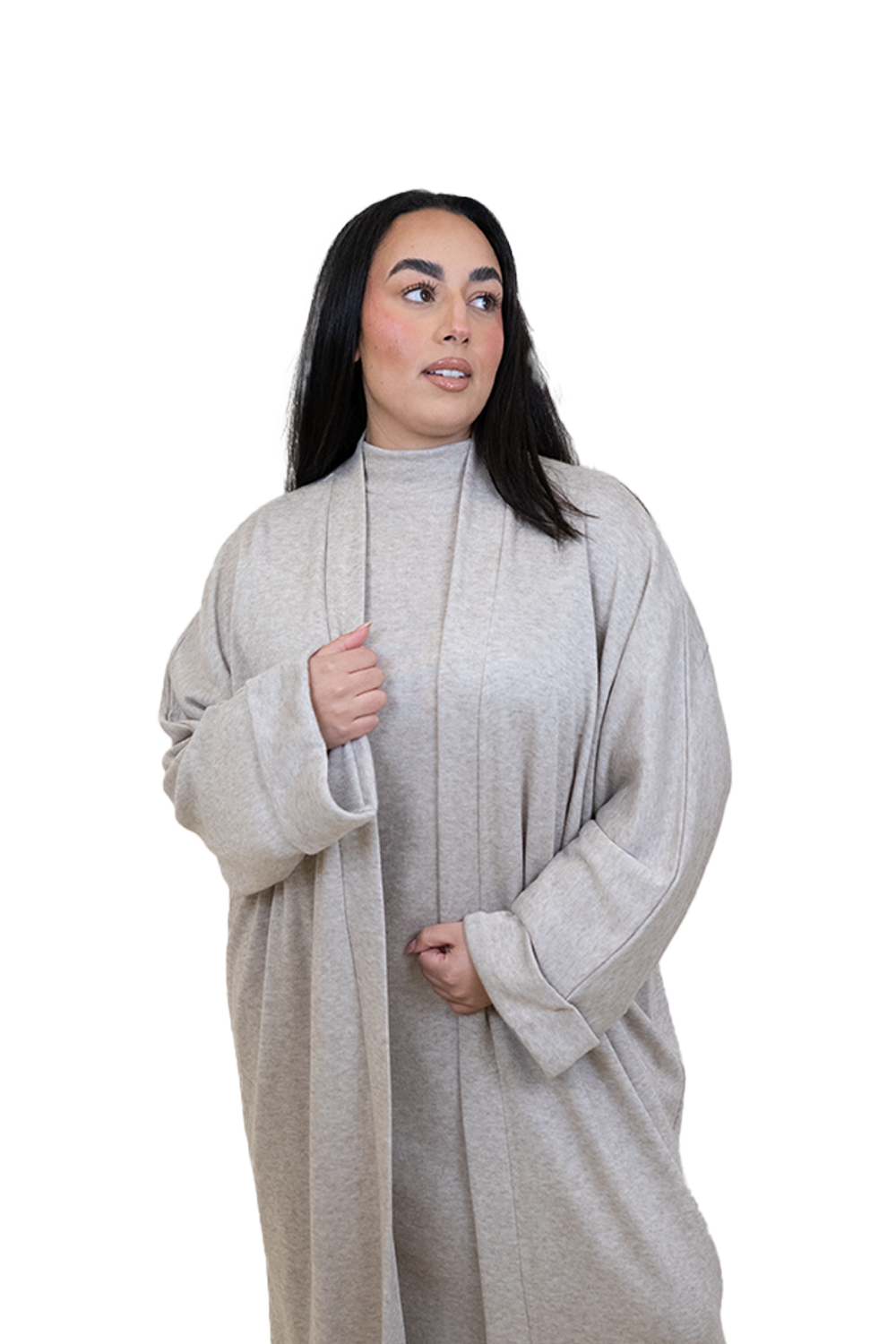 Vest and Dress – Beige