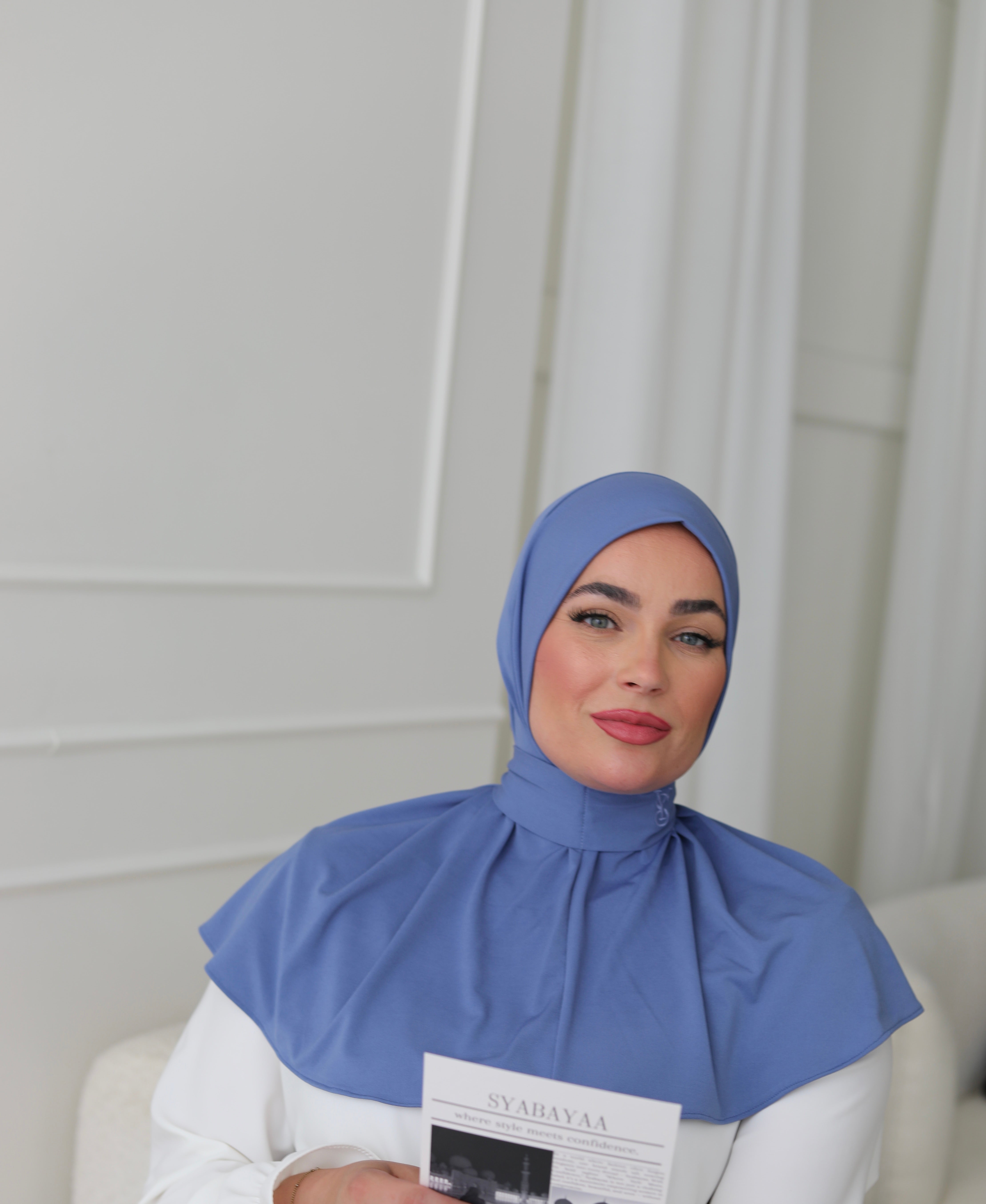 Signature Hijab – Marine Blue
