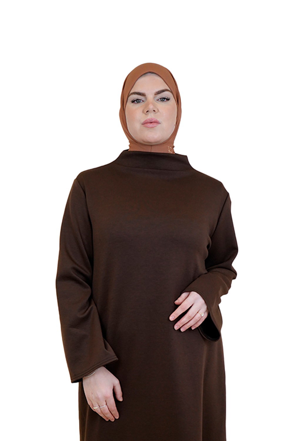 Sweater Dress – Chocolate Brown